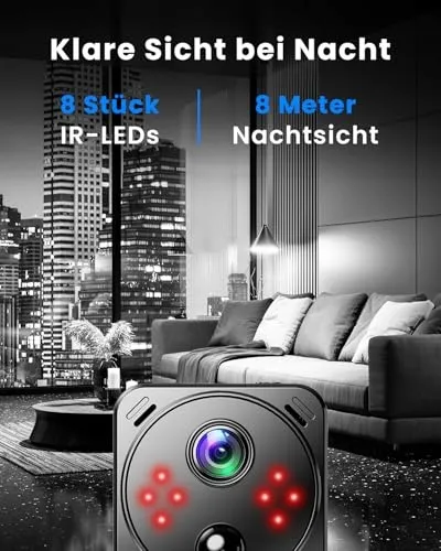 ULEXOR 4K Mini Camera WiFi Binnen PIR Bewegingsdetectie — foto 6