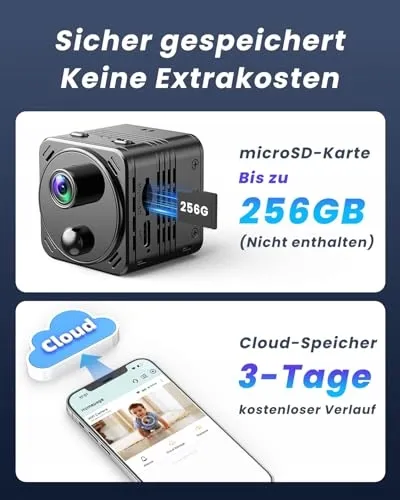 ULEXOR 4K Mini Camera WiFi Binnen PIR Bewegingsdetectie — foto 7