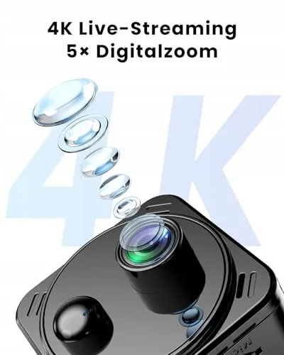 ULEXOR 4K Mini Camera WiFi Binnen PIR Bewegingsdetectie — foto 4