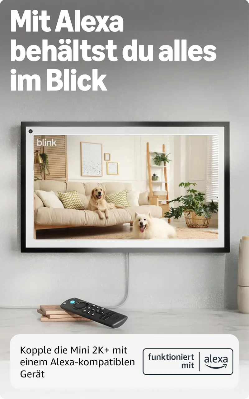 BLINK Mini 2K+ Beveiligingscamera Binnen 4x Zoom Nachtzicht Zwart — foto 6
