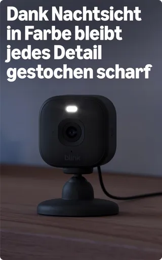 BLINK Mini 2K+ Beveiligingscamera Binnen 4x Zoom Nachtzicht Zwart — miniatuur 3