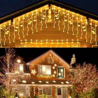 HOSPAOP LED Lichtketting Buiten 400LED 10M Warmwit Kerst