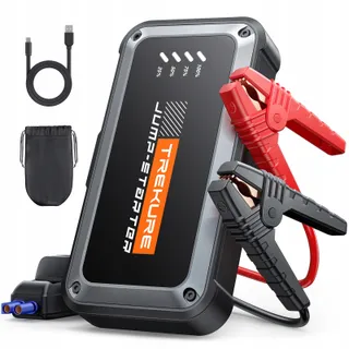 TREKURE Jumpstarter 4000A Benzine Diesel LED Zaklamp