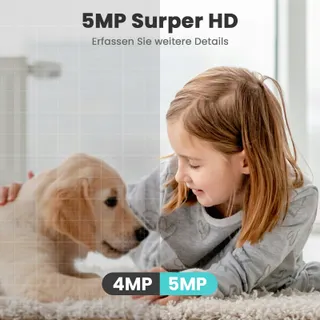 LITOKAM Babyfoon Camera 5MP 360 WiFi Bewegingsdetectie Alexa — miniatuur 2