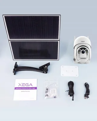 XEGA Camera 4G LTE Buiten SIM Zonnepaneel 20W 20000mAh 2K PTZ — miniatuur 7