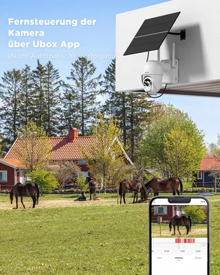 XEGA Camera 4G LTE Buiten SIM Zonnepaneel 20W 20000mAh 2K PTZ — miniatuur 4