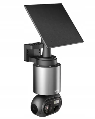 BOTSLAB Buitencamera 4K Solar 32GB 360° UHD Nachtzicht AI Tracking — miniatuur 1