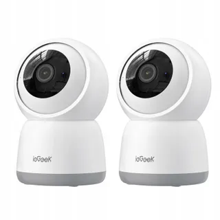 IEGEEK Bewakingscamera Binnen 2K WiFi 2,4G/5GHz Babyfoon 15M Nachtzicht