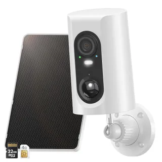 ANRAN 4G LTE Buitencamera 2K Solar SIM IP66 Alexa