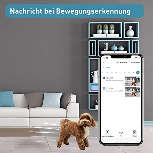 PETTEC Draadloze Huisdiercamera App Honden Katten — foto 9