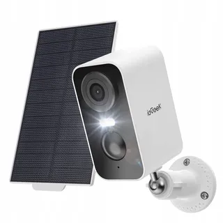 IEGEEK Bewakingscamera Buiten 2K Solar PIR IP65 5200mAh Nachtzicht — miniatuur 1