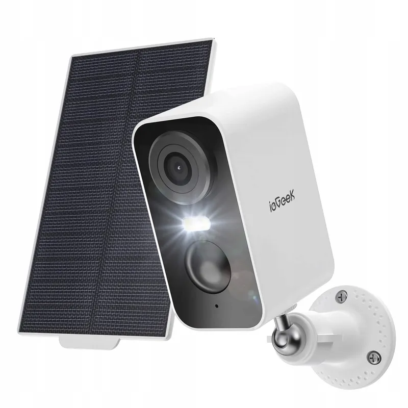 IEGEEK Bewakingscamera Buiten 2K Solar PIR IP65 5200mAh Nachtzicht — foto 1