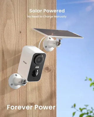 IEGEEK Bewakingscamera Buiten 2K Solar PIR IP65 5200mAh Nachtzicht — miniatuur 5