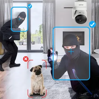 AMOROM Binnencamera 360 2K Alexa WiFi 2,4GHz 2 Stuks — miniatuur 6