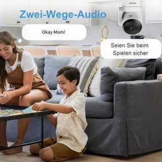 AMOROM Binnencamera 360 2K Alexa WiFi 2,4GHz 2 Stuks — miniatuur 7