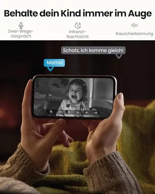 IEGEEK Binnencamera 2K 360° WiFi Bidirectioneel Audio Nachtzicht Alexa — miniatuur 6