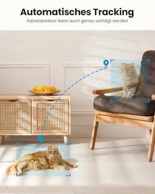 IEGEEK Binnencamera 2K 360° WiFi Bidirectioneel Audio Nachtzicht Alexa — miniatuur 5
