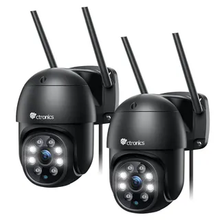 CTRONICS Bewakingscamera Buiten PTZ 2K WiFi Persoonsdetectie Audio — miniatuur 1