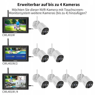 SECUFIRST 2K Extra Camera voor Bewakingsset CWL401W — miniatuur 3