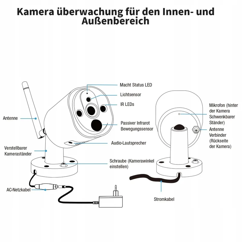 SECUFIRST 2K Extra Camera voor Bewakingsset CWL401W — foto 4