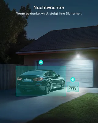 COOAU Bewakingscamera Buiten 2K Solar Draadloos 360° Audio Alexa — miniatuur 7