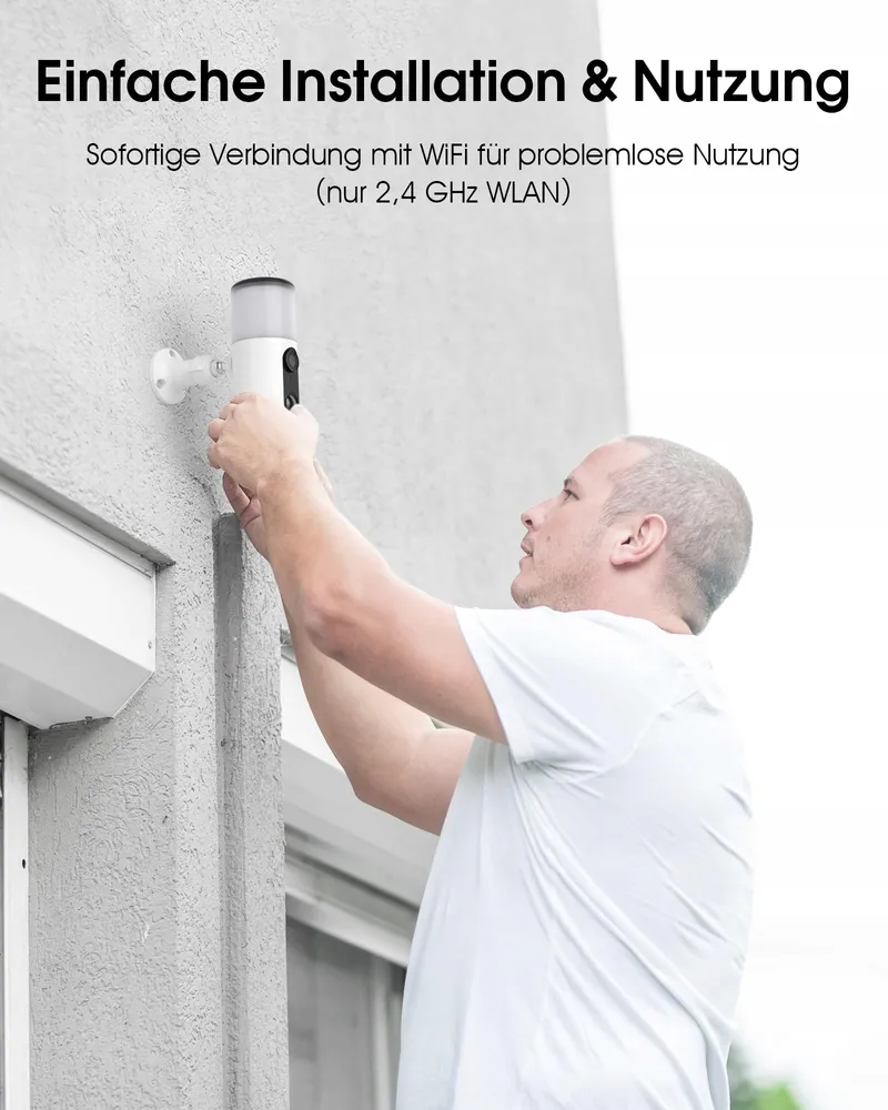 ANRAN Buitencamera 2K 3MP Solar Bewegingssensor 2 Stuks — foto 6