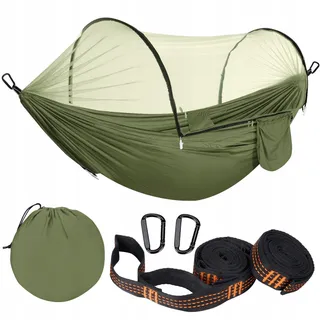 Ultralichte Hangmat met Muggennet 300kg Camping Nylon