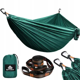 NATUREFUN Ultralichte Camping Hangmat 300kg 300x200cm Nylon