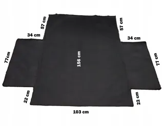 AUTOOPTIMIERERDE Universele Kofferbakmat Hond Waterdicht Zwart — miniatuur 7