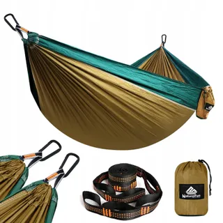 NATUREFUN Ultralichte Camping Hangmat 300kg Nylon Sneldrogend