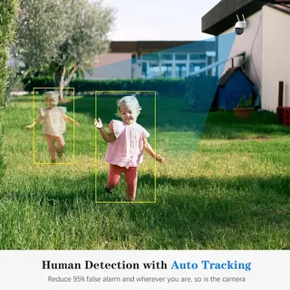 CTRONICS Bewakingscamera 5MP WiFi PTZ IP66 Nachtzicht 20M — miniatuur 6