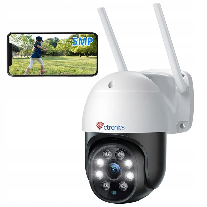 CTRONICS Bewakingscamera 5MP WiFi PTZ IP66 Nachtzicht 20M — foto 1