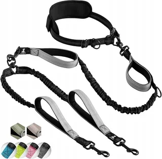 SPARKLYPETS Hardloopriem Hond 2-in-1 Grote Middelgrote Honden — miniatuur 7