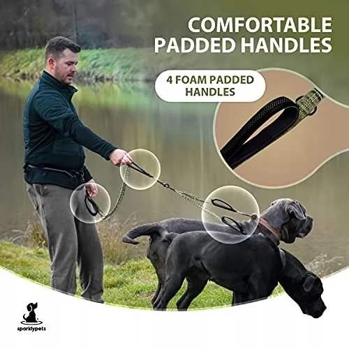 SPARKLYPETS Hardloopriem Hond 2-in-1 Grote Middelgrote Honden — foto 3