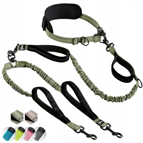 SPARKLYPETS Hardloopriem Hond 2-in-1 Grote Middelgrote Honden — foto 1