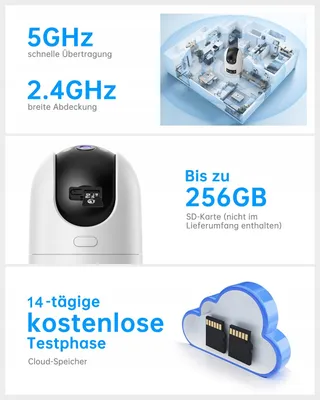 JOOAN Buitencamera 5G WiFi 2K 3MP 360 Audio App — miniatuur 7