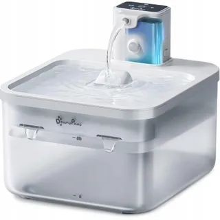 DOWNYPAWS Draadloze Kattenfontein 2.5L Automatisch Wit — miniatuur 1