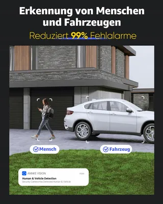ANNKE Bewakingscamera Buiten 12MP IP PoE Personen Voertuigen Nachtzicht — miniatuur 3