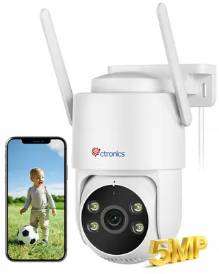 CTRONICS Bewakingscamera 5MP WiFi Dualband PTZ Auto-Tracking IP66
