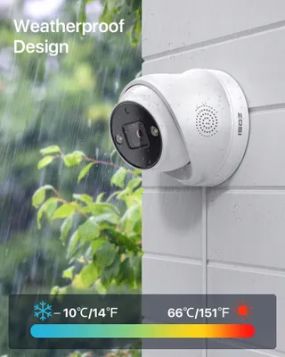 ZOSI 4K Buiten Dome Camera PoE met Netwerkkabel — miniatuur 6