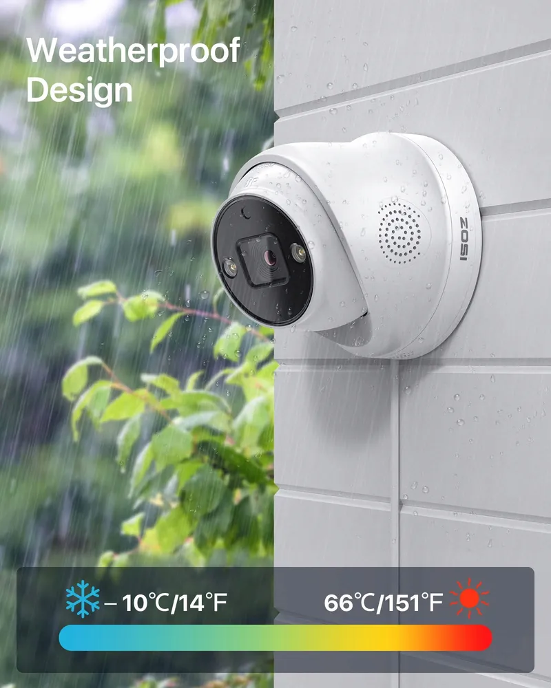 ZOSI 4K Buiten Dome Camera PoE met Netwerkkabel — foto 6