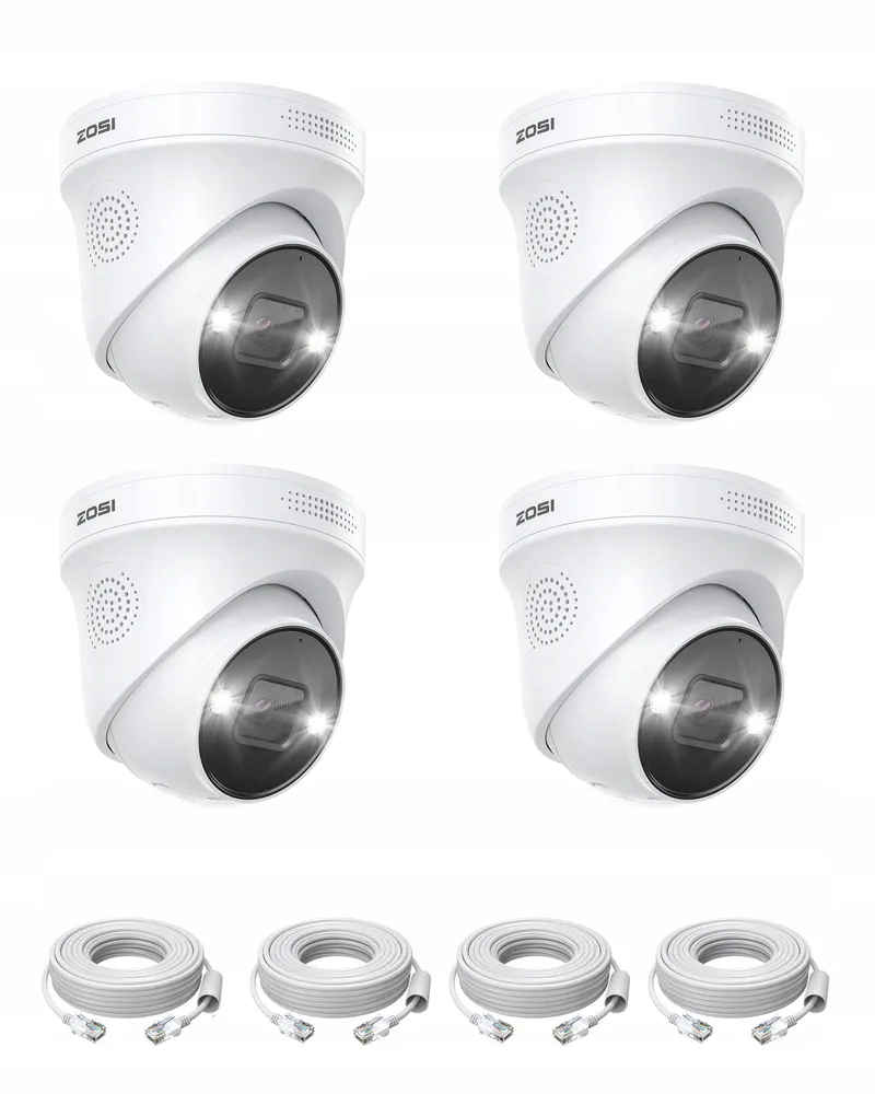 ZOSI 4K Buiten Dome Camera PoE met Netwerkkabel — foto 1