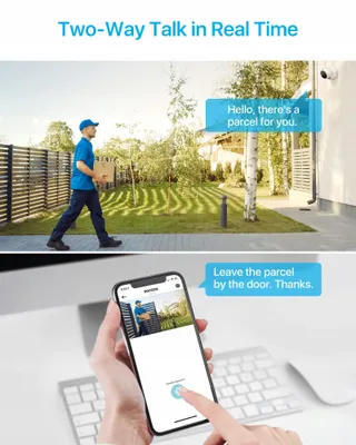 ZOSI 4K Buiten Dome Camera PoE met Netwerkkabel — miniatuur 3