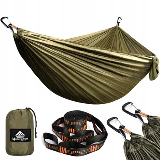 NATUREFUN Lichte Camping Hangmat 300kg 300x200cm Nylon