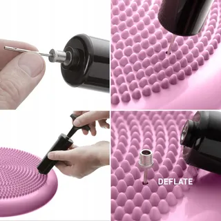 BODYMATE Zitkussen met Pomp Roze 34cm — miniatuur 6