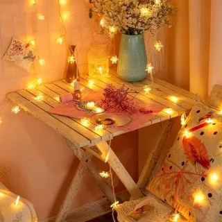 Sukaudiz LED Lichtsnoer 6M 40LED Batterij Kerstdecoratie — miniatuur 5