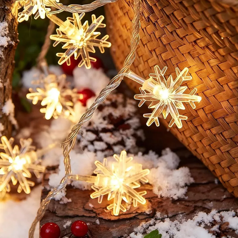 Sukaudiz LED Lichtsnoer 6M 40LED Batterij Kerstdecoratie — foto 7
