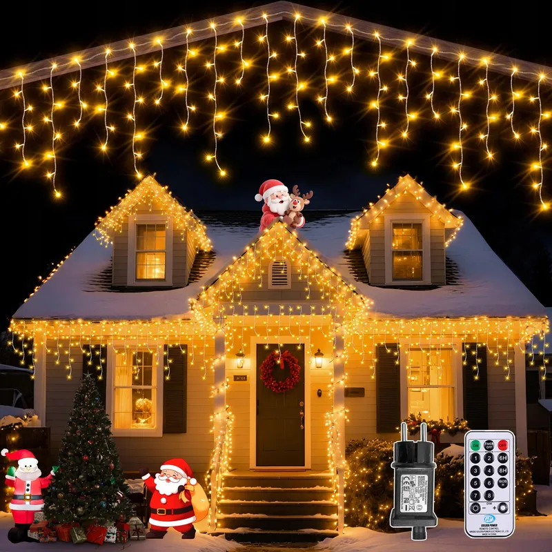 AURIOSTAR Kerstverlichting 125M 486LED Warmwit Afstandsbediening Timer — foto 1
