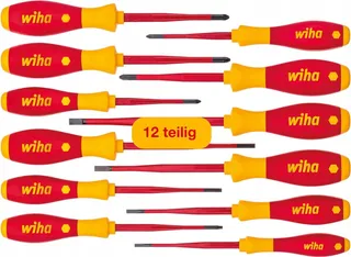 WIHA Schroevendraaierset 12-delig VDE Geïsoleerd 1000V Elektriciens