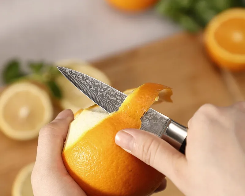 CAPTAIN CUT Messenset 3-delig Damaststaal Pakka-hout — foto 6